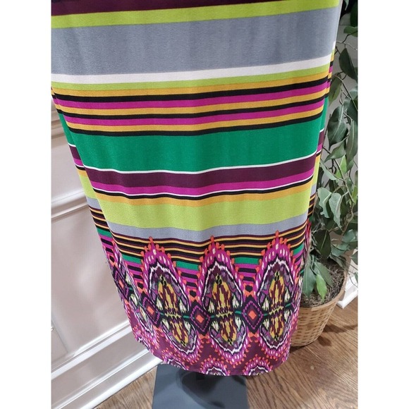 Emma & Michelle Women's Multicolor Halter Neck Sleeveless Long Maxi Dress Size M - Picture 4 of 10